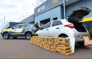 Polícias Rodoviária e Federal apreendem mais de 300 kg de maconha em rodovia de Bauru