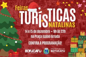 Botucatu celebra o Natal com música, gastronomia e artesanato nas Feiras Turísticas Natalinas