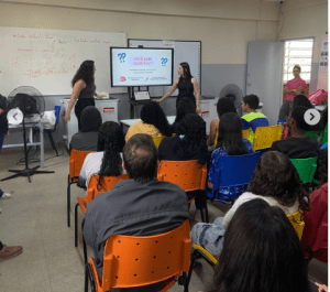 Faculdade Galileu realiza ação de conscientização sobre saúde na Escola João Queiroz Marques em Rubião Jr