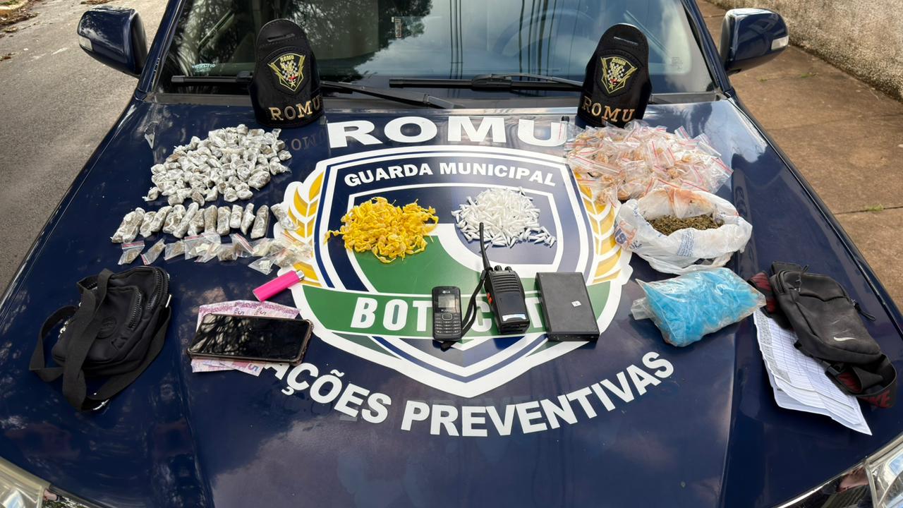 ROMU apreende adolescente com quase 3 quilos de drogas no residencial Cachoeirinha 2