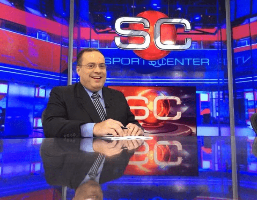 O jornalista esportivo Paulo Soares, conhecido como ‘Amigão’, da ESPN. — Foto: Divulgação/ESPN