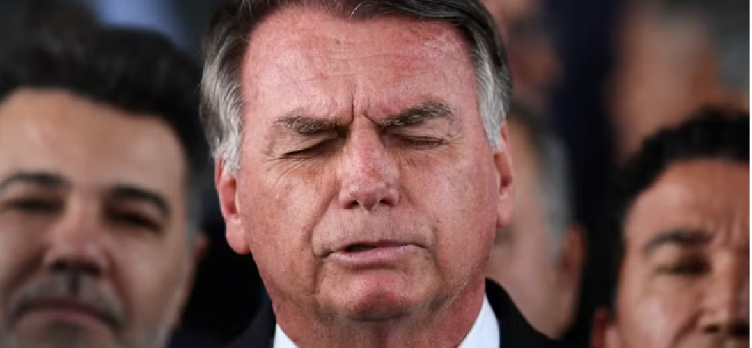 Bolsonaro faz pronunciamento após virar réu por tentativa de golpe de Estado — Foto: Adriano Machado/Reuters
