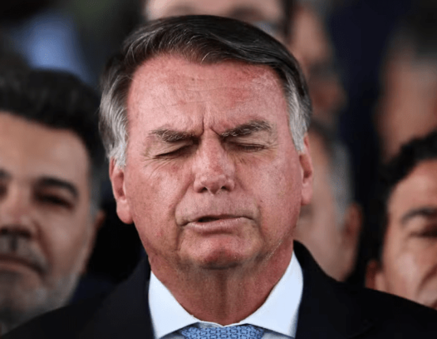 Bolsonaro faz pronunciamento após virar réu por tentativa de golpe de Estado — Foto: Adriano Machado/Reuters