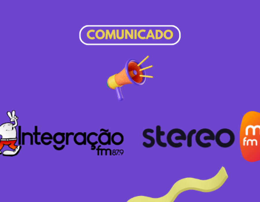 Comunicado Funcionamento Lilás Amarelo Preto e Laranja