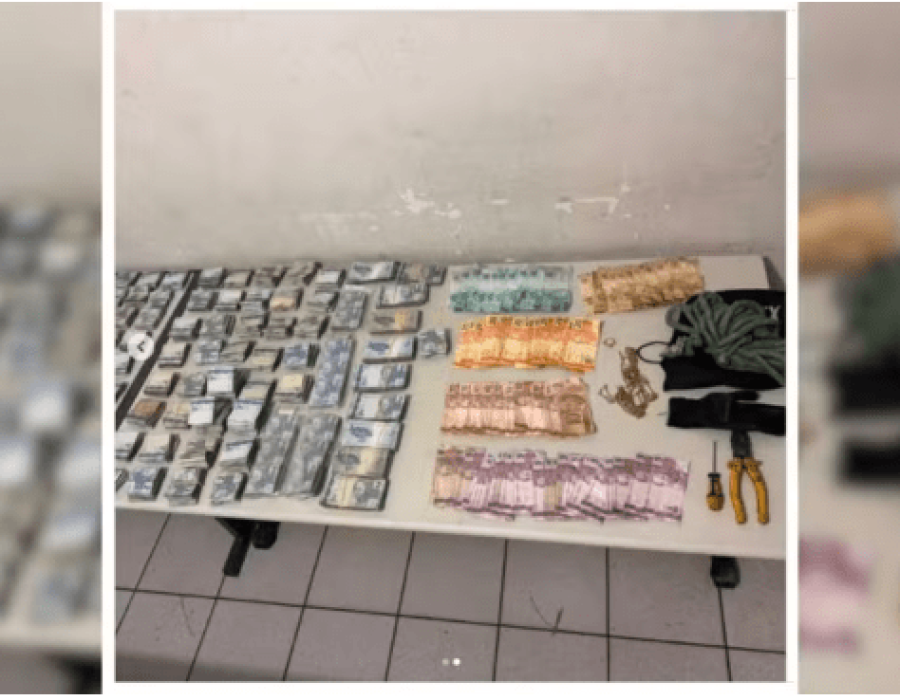 Polícia flagra furto em supermercado e prende suspeito com R$ 14 mil em Marília — Foto: Polícia Militar/Divulgação