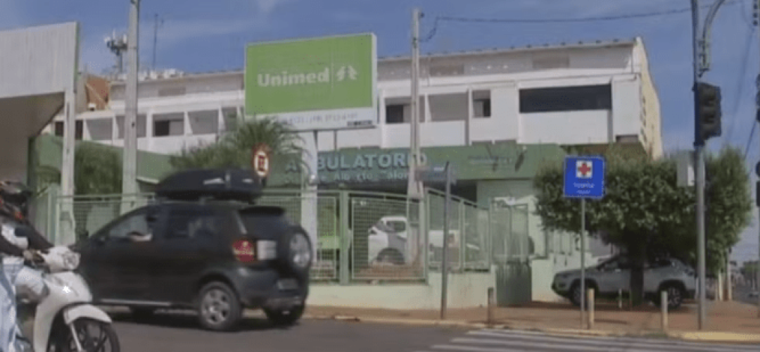 Caso ocorreu no Hospital da Unimed em Andradina-SP - Foto: Reprodução TV TEM