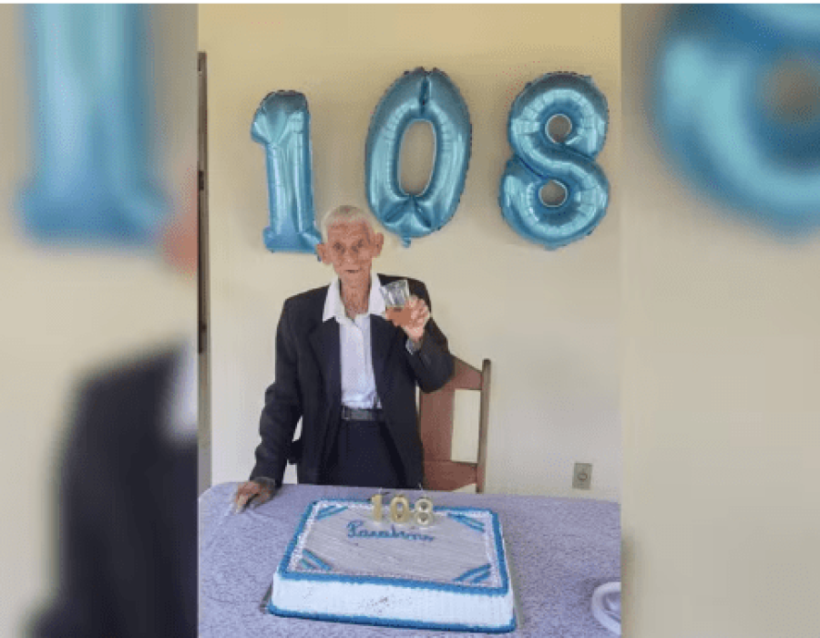 Morre aos 108 anos ‘Seu Antônio’, morador mais antigo de Pratânia, símbolo de sabedoria e generosidade (Foto: LongeviQuest/Divulgação)