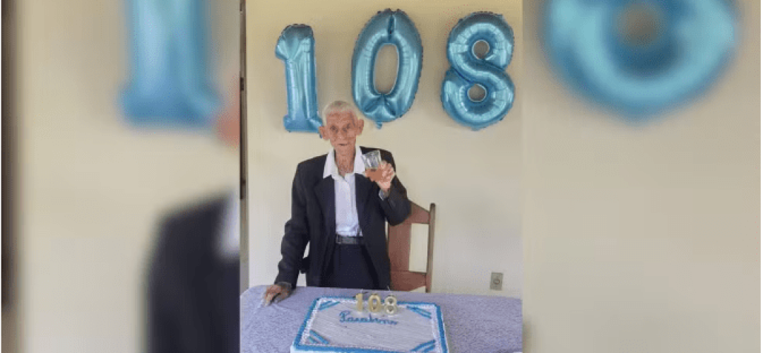 Morre aos 108 anos ‘Seu Antônio’, morador mais antigo de Pratânia, símbolo de sabedoria e generosidade (Foto: LongeviQuest/Divulgação)