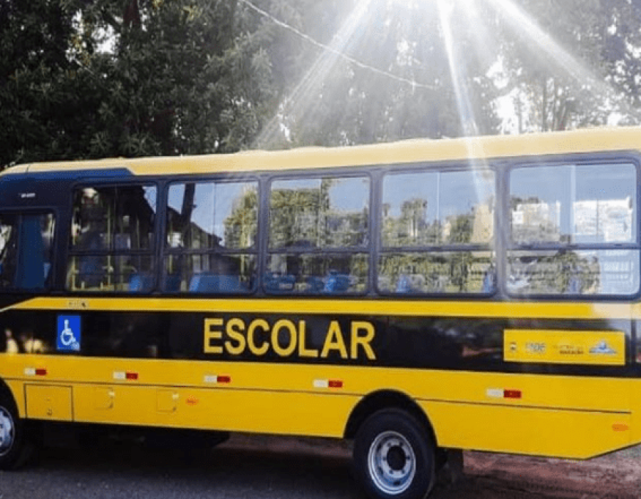 onibus escolar de conchas